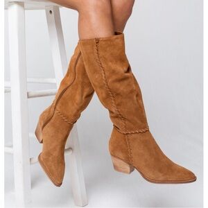 COCONUTS Earl Womens Saddle Knee High
Boots Size 8, New